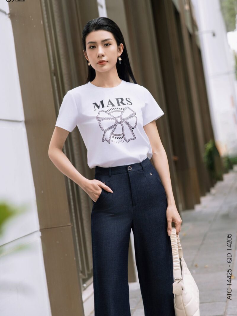 Áo thun tay cộc in họa tiết 25S12ACT14425-1