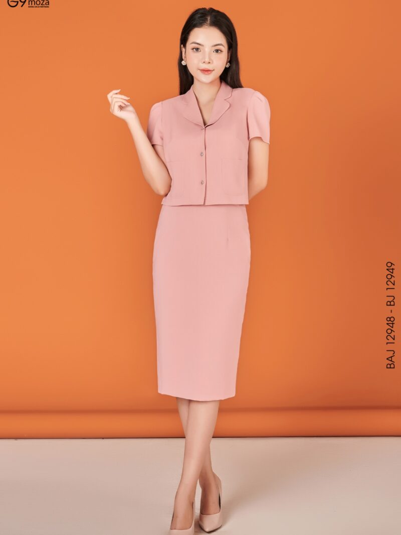 Chân váy midi dáng ôm 24S17BJ12949-2