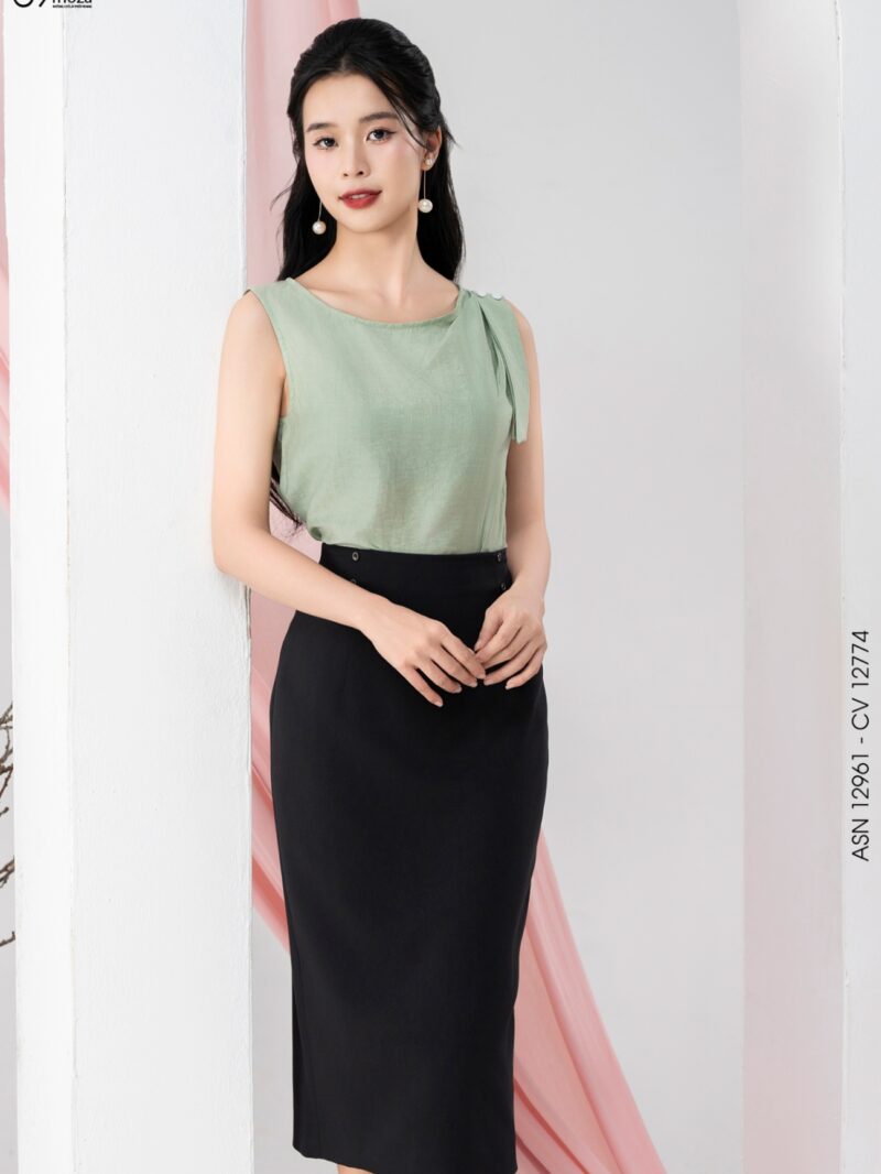 Áo sơ mi sát nách 24S57ASN12961-2